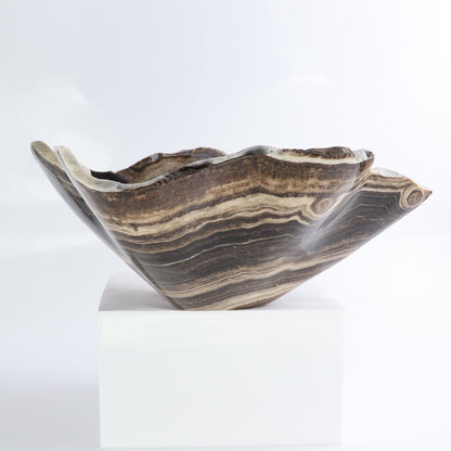 Mexican Onyx/Calcite Bowl 14"