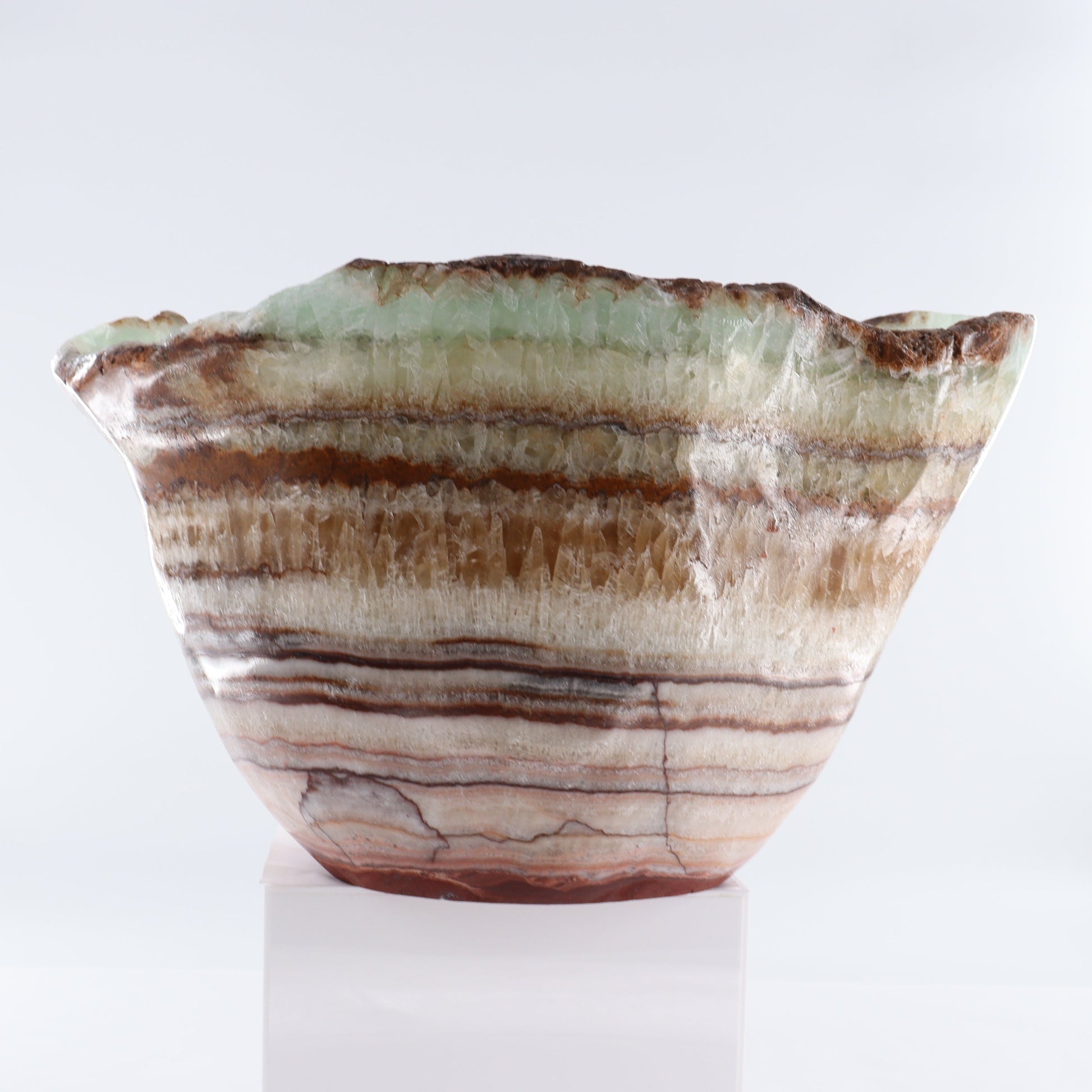 Mexican Onyx/Calcite Bowl - Expert Wholesale and Supplier of Wholesale Crystals & Bulk Gemstones, ["Bowls","Calcite","Mexico","onyx"]