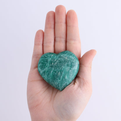 Amazonite Hearts Set of 12 - Expert Wholesale and Supplier of Wholesale Crystals & Bulk Gemstones, ["Amazonite","Hearts","Madagascar"]