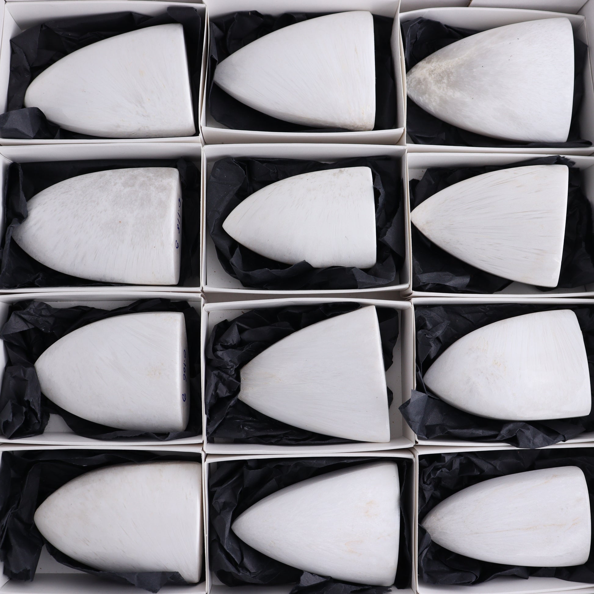 Scolecite Freeforms Flat of 18 - Expert Wholesale and Supplier of Wholesale Crystals & Bulk Gemstones, ["Freeforms","India","Scolecite"]