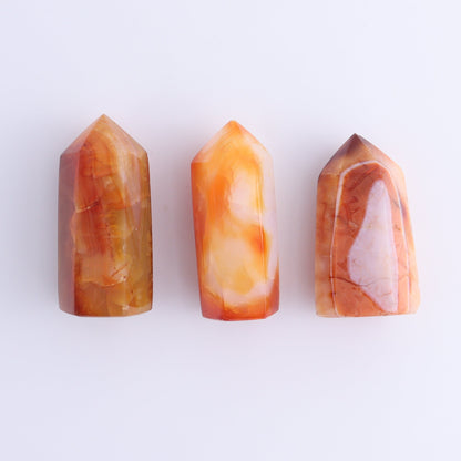Carnelian Towers Set of 11 - Expert Wholesale and Supplier of Wholesale Crystals & Bulk Gemstones, ["carnelian","Madagascar","Towers"]
