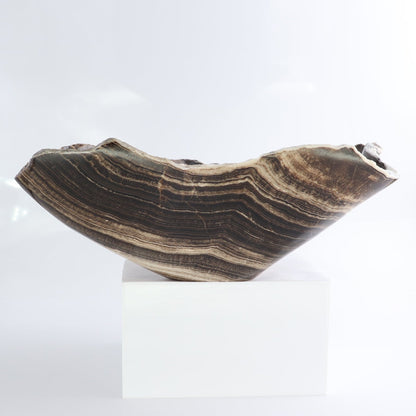 Mexican Onyx/Calcite Bowl 14"
