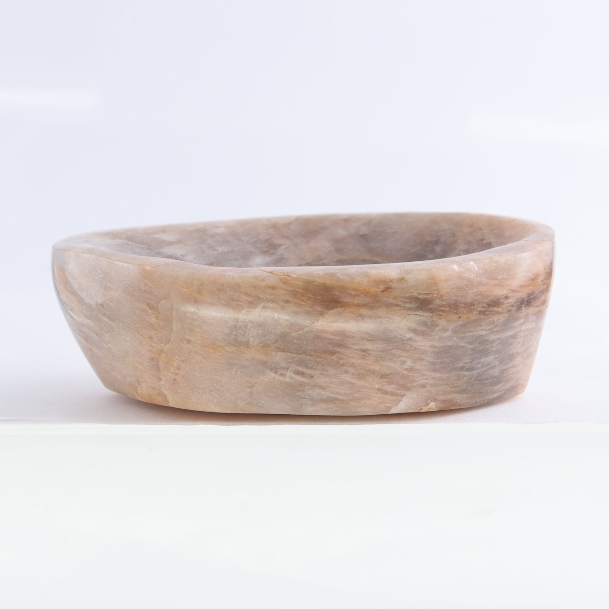Peach Moonstone Bowl Set of 4 - Expert Wholesale and Supplier of Wholesale Crystals & Bulk Gemstones, ["bowl","Bowls","Peach Moonstone"]