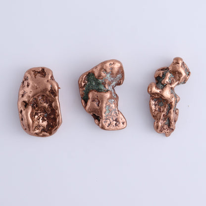 Copper Nuggets Flat of 12 - Expert Wholesale and Supplier of Wholesale Crystals & Bulk Gemstones, ["copper","Copper Nuggets","Freeforms","United States"]