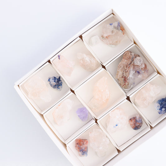 Canadian Blue Halite Rough Set of 16