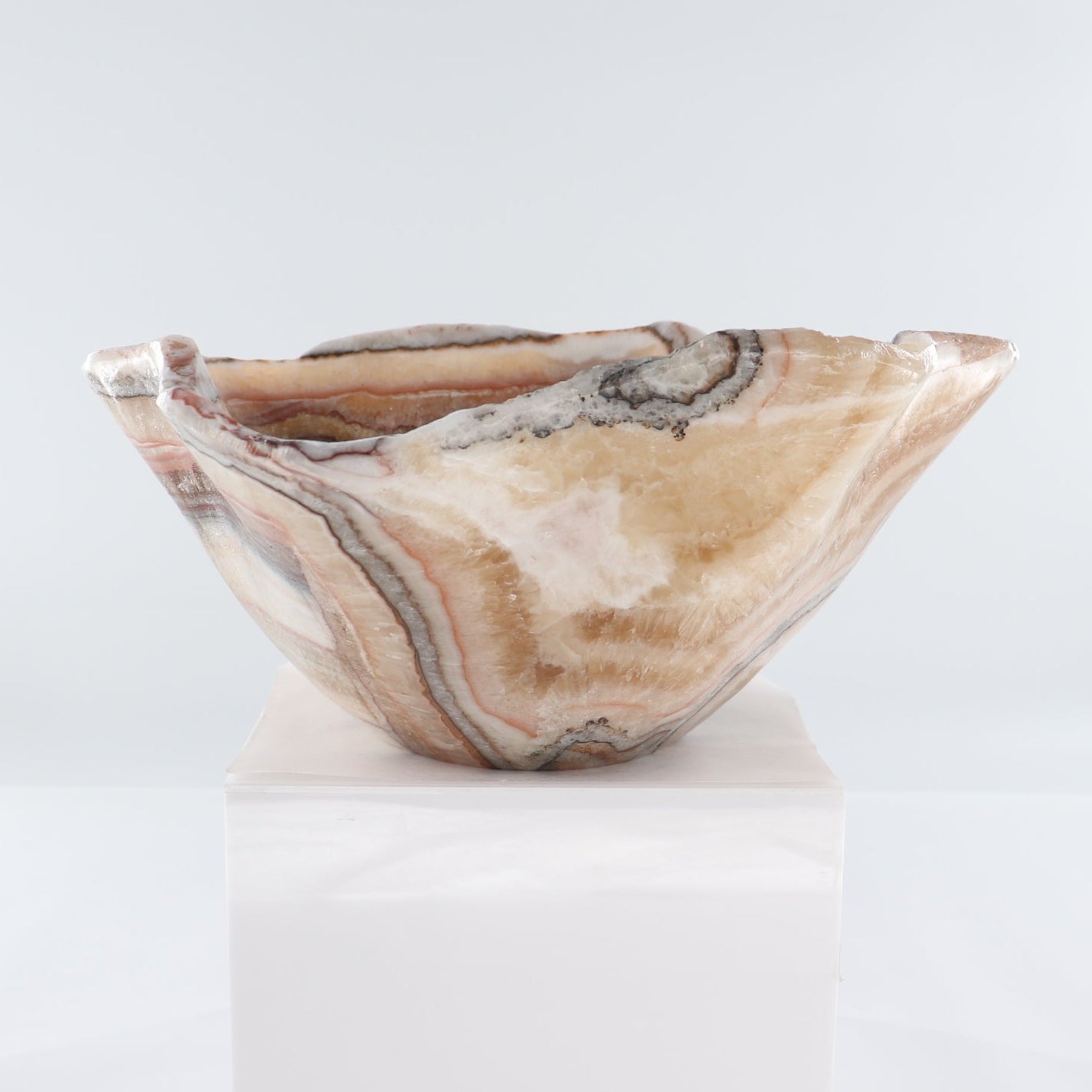 Mexican Onyx/Calcite Bowl 15"