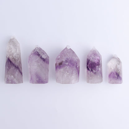 Amethyst Towers Set of 5 - Expert Wholesale and Supplier of Wholesale Crystals & Bulk Gemstones, ["Amethyst","Brazil","Towers"]