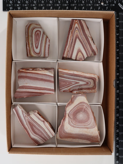 Rhyolite Slices and Slabs Set of 6 - Expert Wholesale and Supplier of Wholesale Crystals & Bulk Gemstones, []