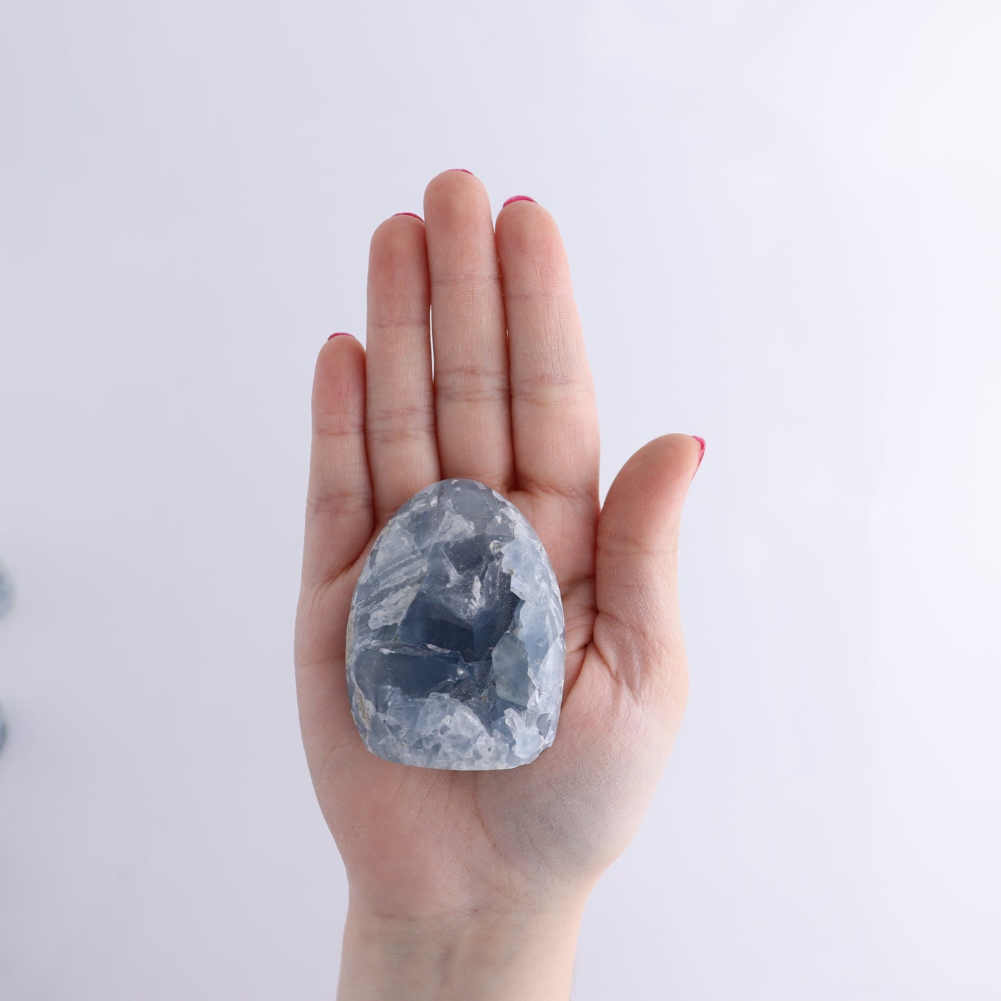 Celestite Set of 7 - Expert Wholesale and Supplier of Wholesale Crystals & Bulk Gemstones, ["Celestite","Freeform","Madagascar"]
