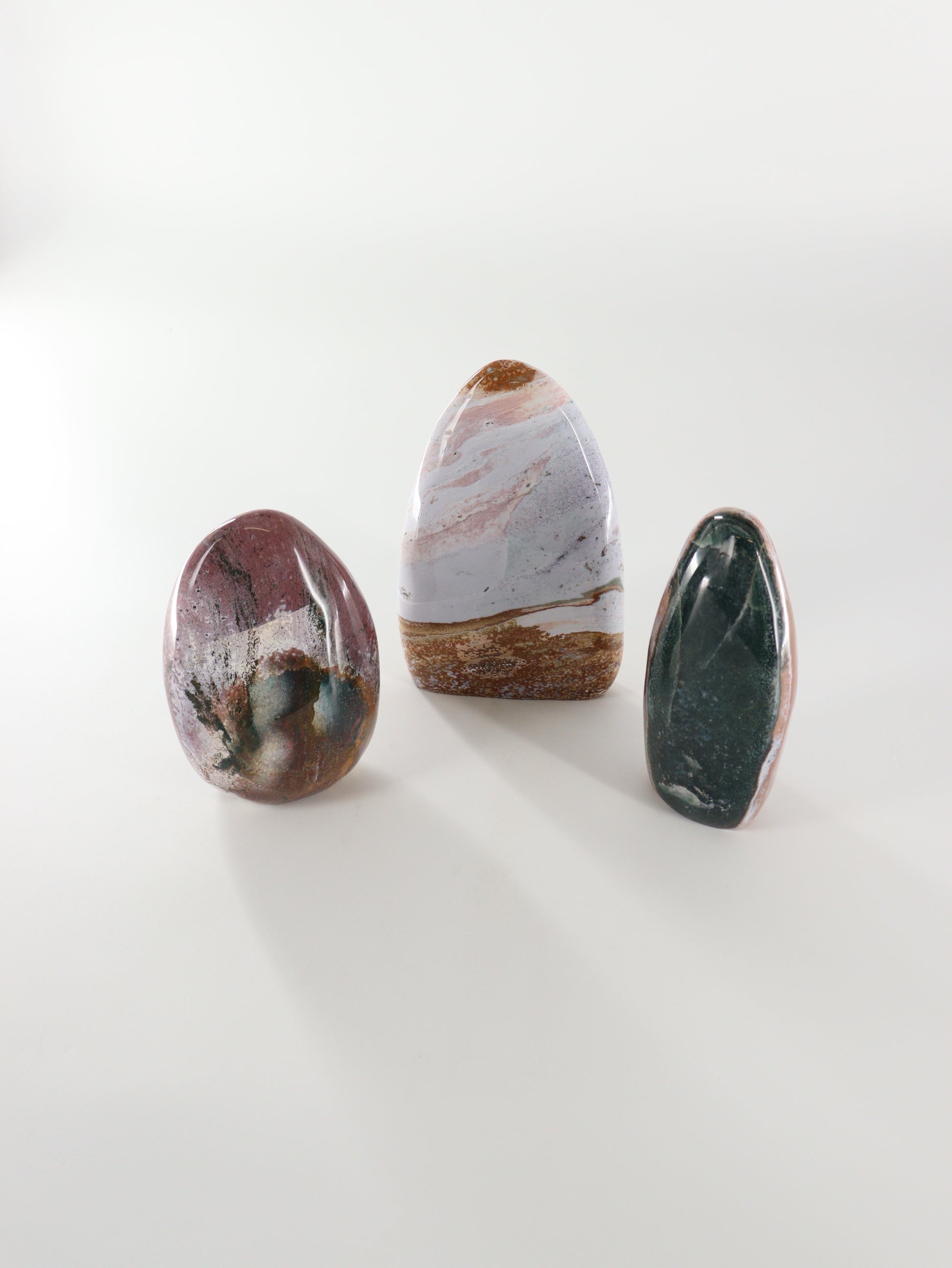 Ocean/Sea Jasper Freeforms Set of 3 - Expert Wholesale and Supplier of Wholesale Crystals & Bulk Gemstones, []