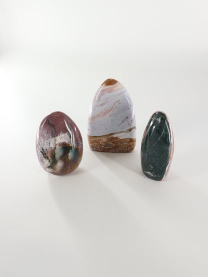 Ocean/Sea Jasper Freeforms Set of 3 - Expert Wholesale and Supplier of Wholesale Crystals & Bulk Gemstones, []