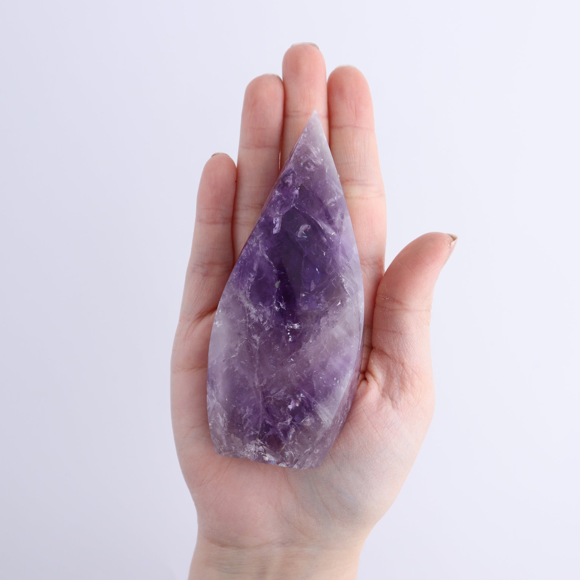 Amethyst Flames Set of 5 - Expert Wholesale and Supplier of Wholesale Crystals & Bulk Gemstones, ["Amethyst","Brazil","flames"]