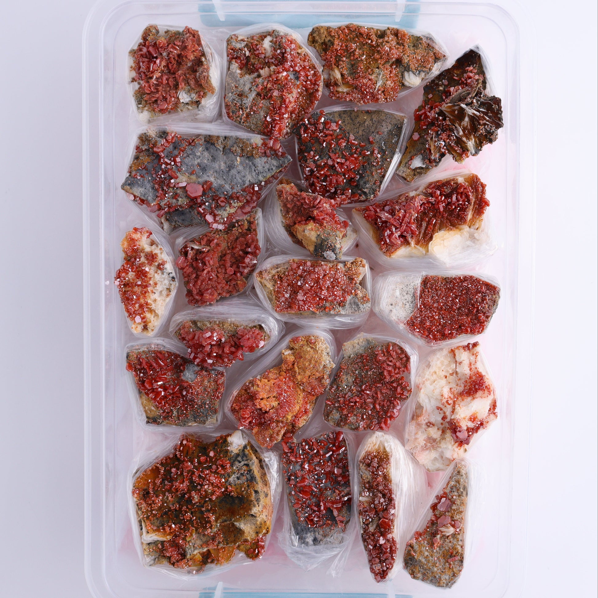 Vanadinite Flat from Morocco - Expert Wholesale and Supplier of Wholesale Crystals & Bulk Gemstones, ["Barite","Flats","Morocco"]
