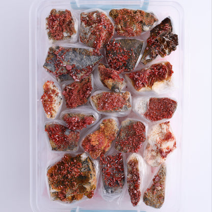 Vanadinite Flat from Morocco - Expert Wholesale and Supplier of Wholesale Crystals & Bulk Gemstones, ["Barite","Flats","Morocco"]