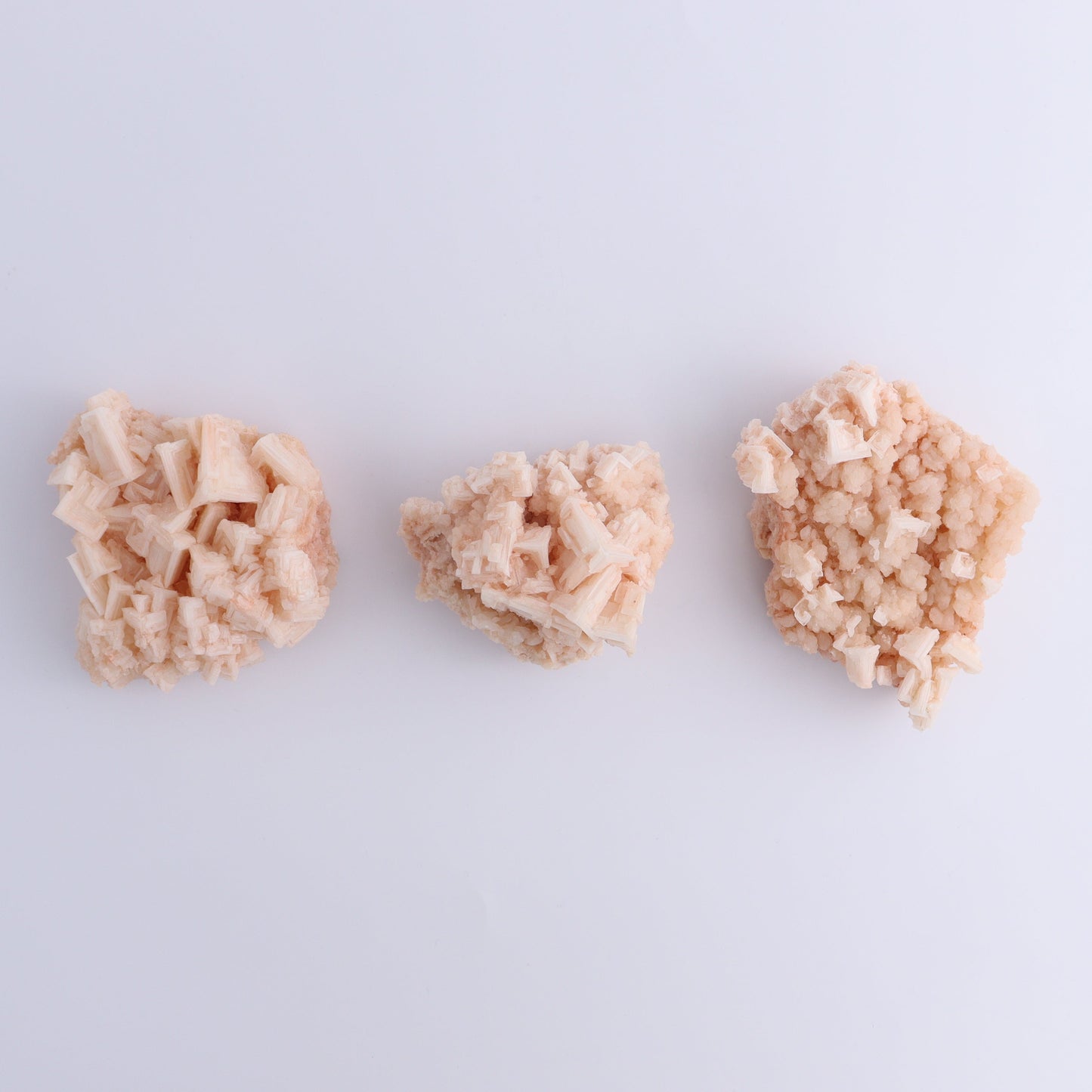 Halite and Halite on Trona from Owens Lake Set of 6 - Expert Wholesale and Supplier of Wholesale Crystals & Bulk Gemstones, ["California","Flats","Halite","halite on trona","Pink Halite","United States"]