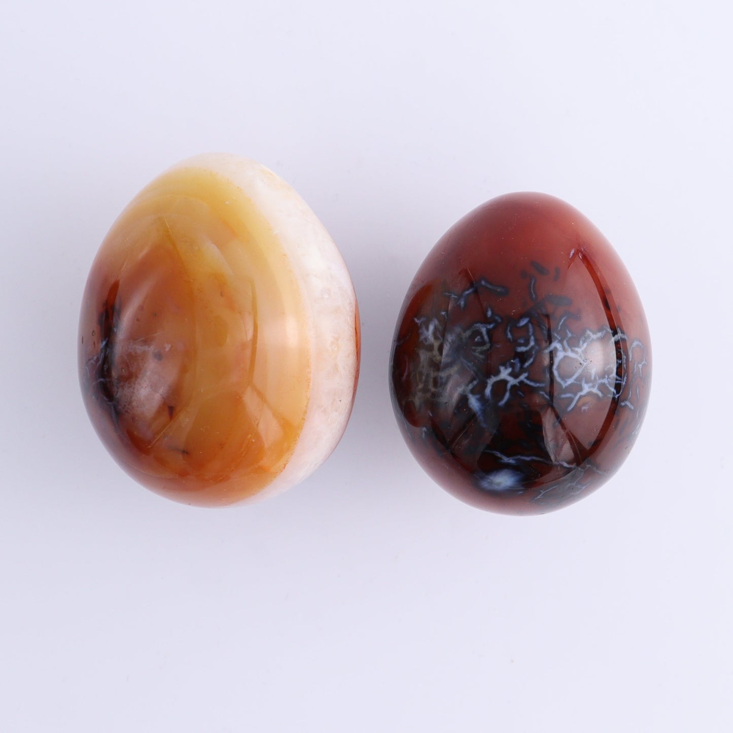 Carnelian Eggs Set of 12 - Expert Wholesale and Supplier of Wholesale Crystals & Bulk Gemstones, ["carnelian","Eggs","Madagascar"]