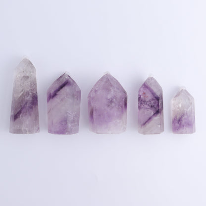 Amethyst Towers Set of 5 - Expert Wholesale and Supplier of Wholesale Crystals & Bulk Gemstones, ["Amethyst","Brazil","Towers"]