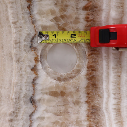 Mexican Onyx/Calcite Oval Sink Bowl