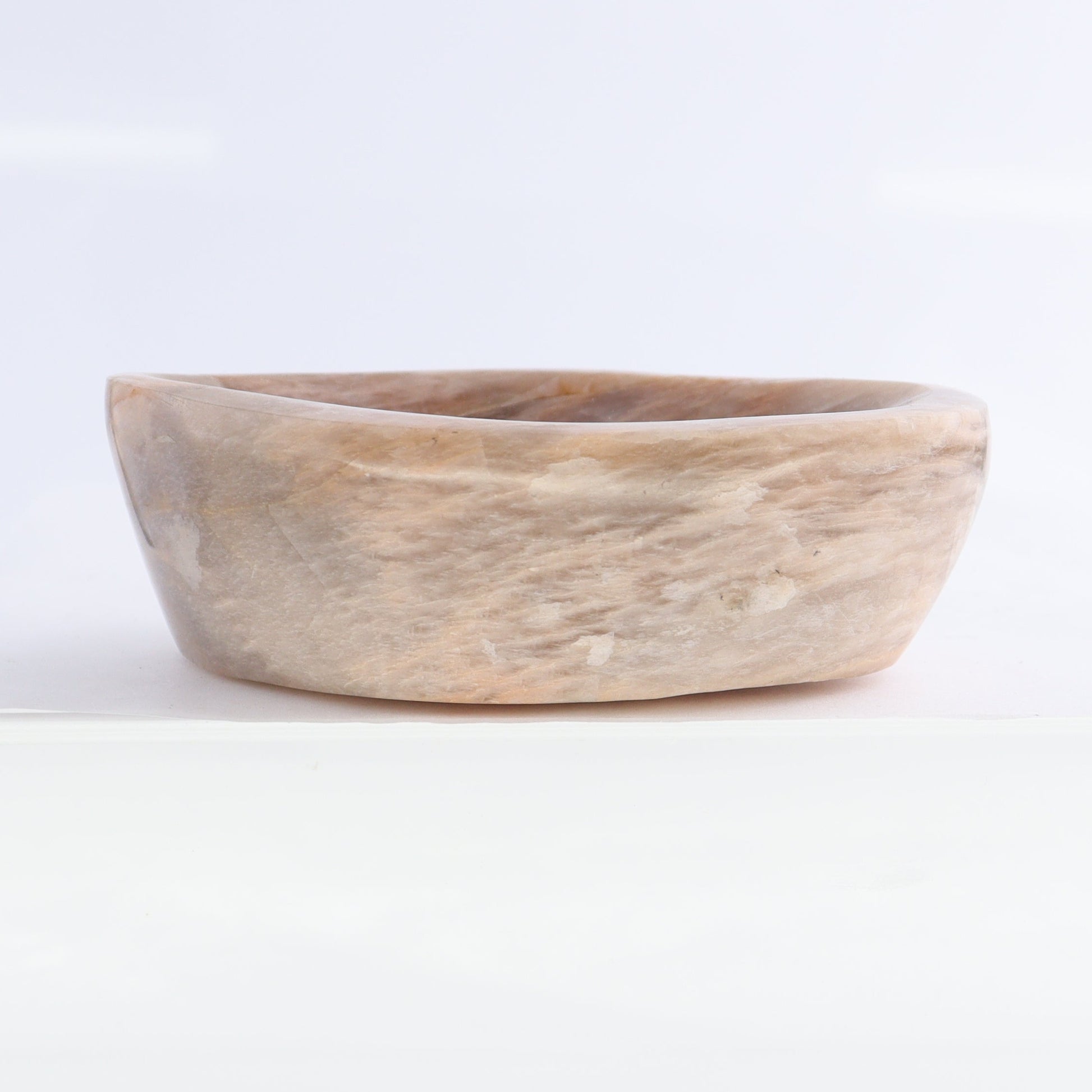 Peach Moonstone Bowl Set of 4 - Expert Wholesale and Supplier of Wholesale Crystals & Bulk Gemstones, ["bowl","Bowls","Peach Moonstone"]