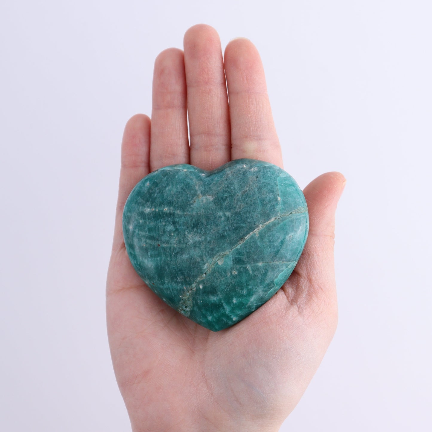 Amazonite Hearts Set of 12 - Expert Wholesale and Supplier of Wholesale Crystals & Bulk Gemstones, ["Amazonite","Hearts","Madagascar"]