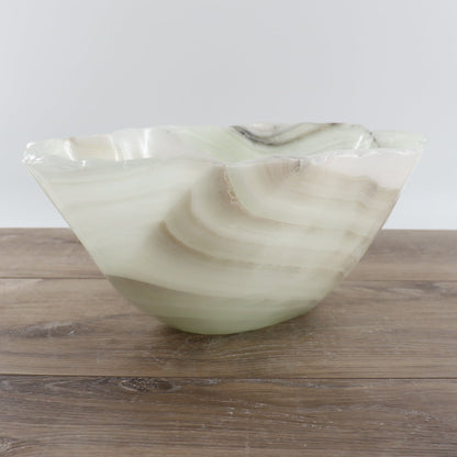 Mexican Onyx/Calcite Bowl 15"