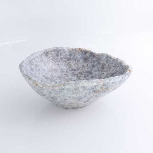 Blue Calcite Bowl 10"