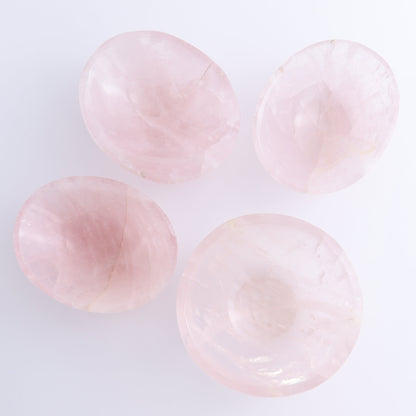 Rose Quartz Bowls Set of 4