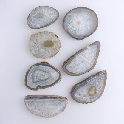 Agate Slices Set of 7 - Expert Wholesale and Supplier of Wholesale Crystals & Bulk Gemstones, ["Agate","Brazil","Slices and Slabs"]