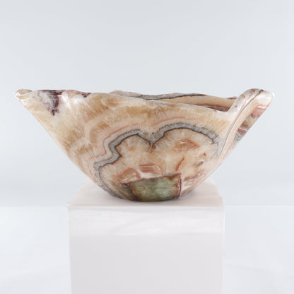 Mexican Onyx/Calcite Bowl 15"