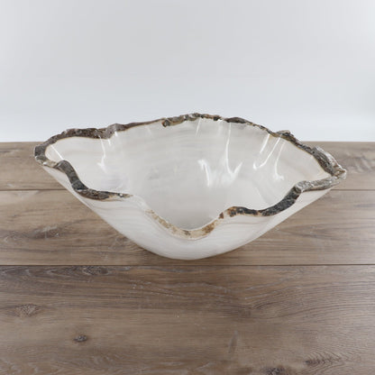 Mexican Onyx/Calcite Bowl 15"