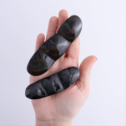 Rainbow Obsidian Heart Set of 2 - Expert Wholesale and Supplier of Wholesale Crystals & Bulk Gemstones, ["Hearts","Mexico","Obsidian","Rainbow Obsidian"]