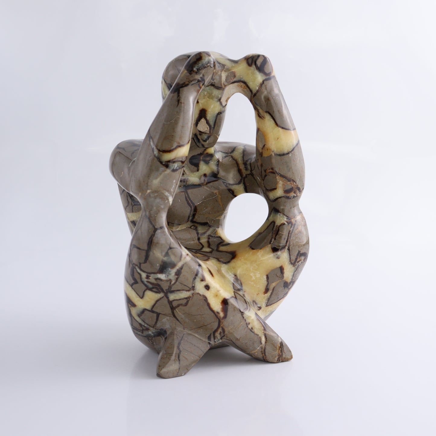 Septarian Meditating Man - Expert Wholesale and Supplier of Wholesale Crystals & Bulk Gemstones, ["close_30","Meditating Man","Mixed Carvings","Septarian"]