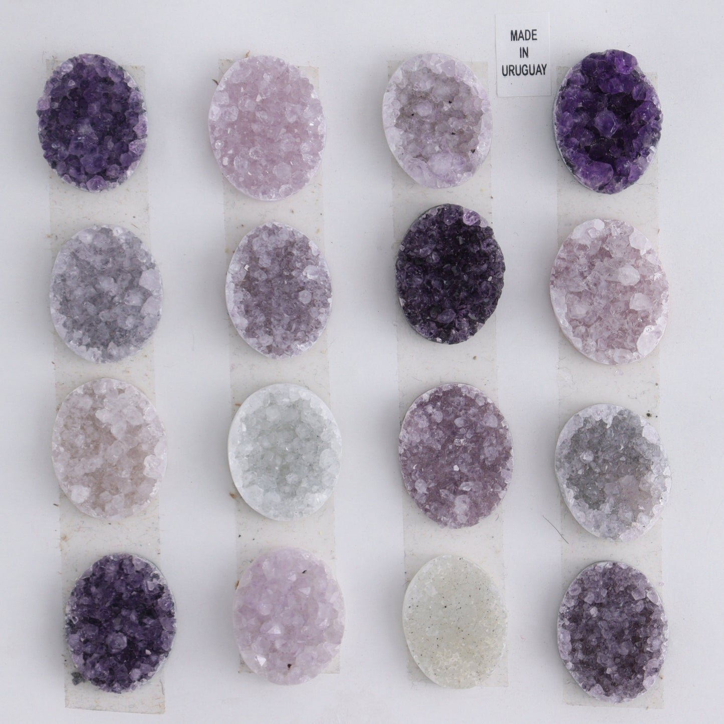 Amethyst Cabs Set of 16 - Expert Wholesale and Supplier of Wholesale Crystals & Bulk Gemstones, ["Amethyst","Cabs","Uruguay"]