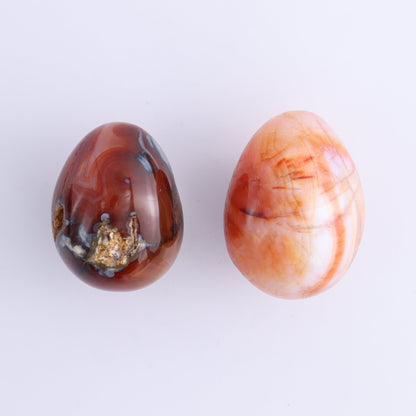 Carnelian Eggs Set of 12 - Expert Wholesale and Supplier of Wholesale Crystals & Bulk Gemstones, ["carnelian","Eggs","Madagascar"]