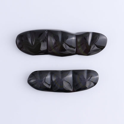 Rainbow Obsidian Heart Set of 2 - Expert Wholesale and Supplier of Wholesale Crystals & Bulk Gemstones, ["Hearts","Mexico","Obsidian","Rainbow Obsidian"]
