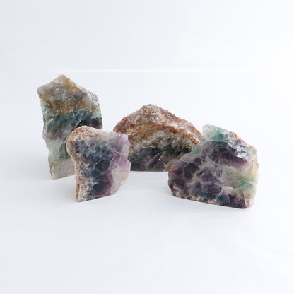 Fluorite Face Polished Set of 4