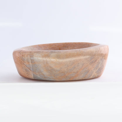Peach Moonstone Bowl Set of 4 - Expert Wholesale and Supplier of Wholesale Crystals & Bulk Gemstones, ["bowl","Bowls","Peach Moonstone"]
