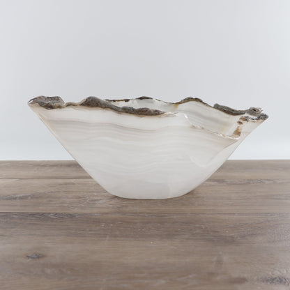 Mexican Onyx/Calcite Bowl 15"