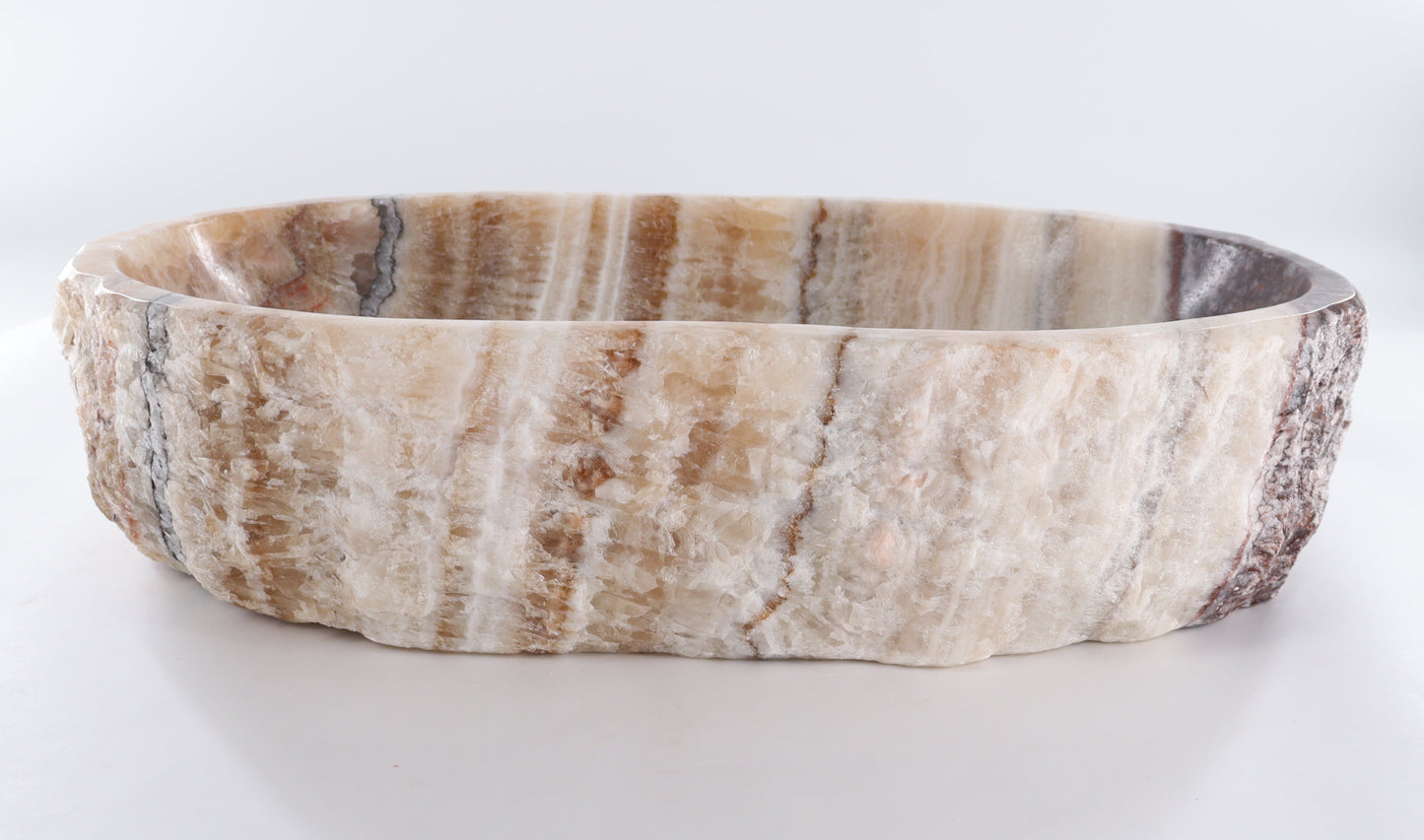 Mexican Onyx/Calcite Oval Sink Bowl