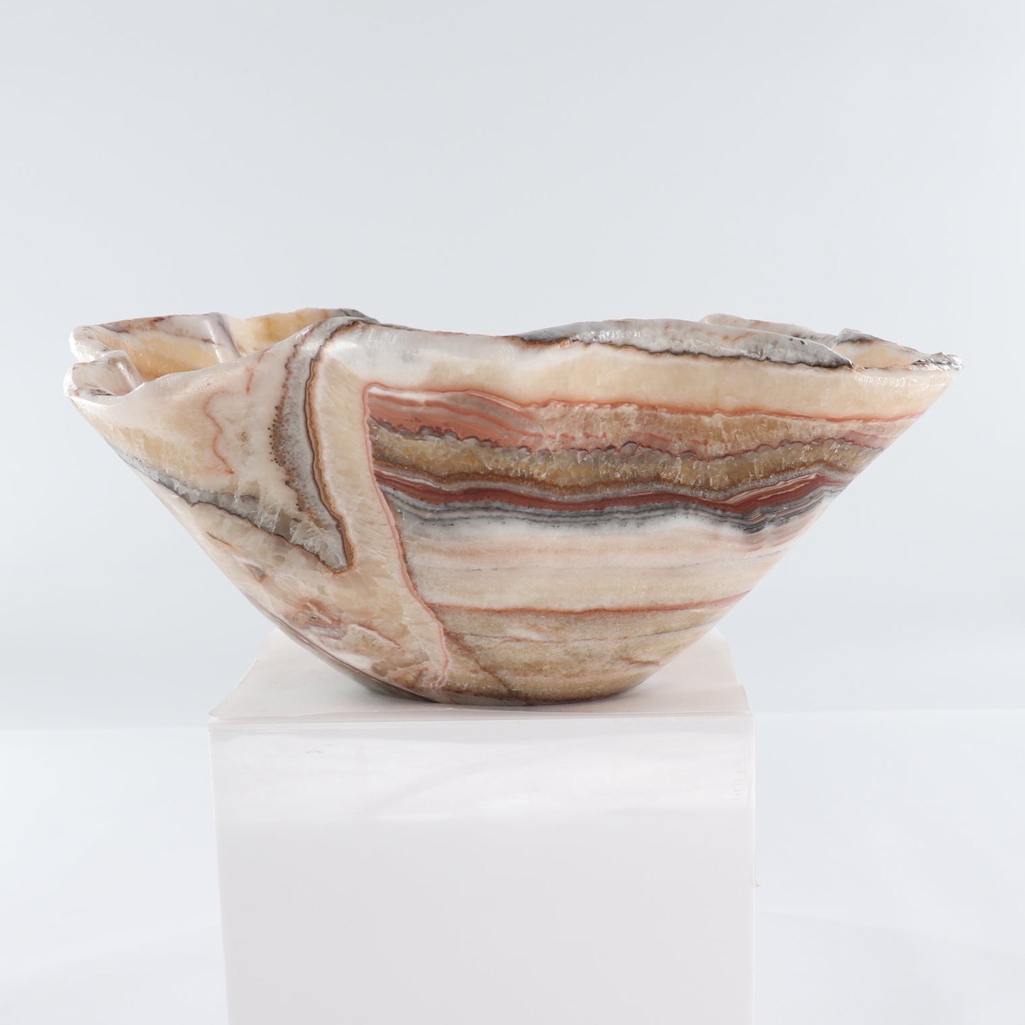 Mexican Onyx/Calcite Bowl 15"