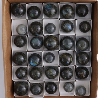 Labradorite Spheres Set of 30