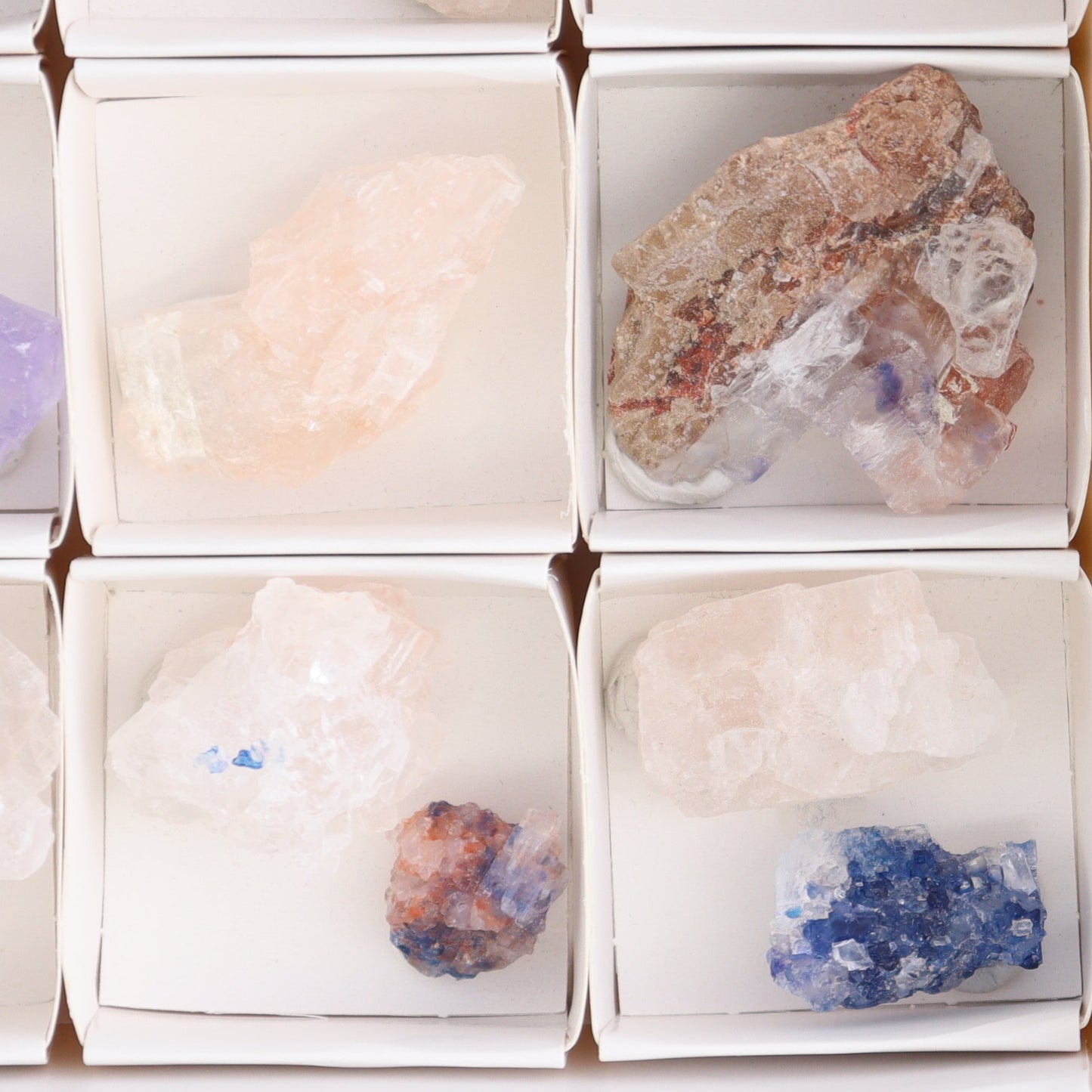 Canadian Blue Halite Rough Set of 16