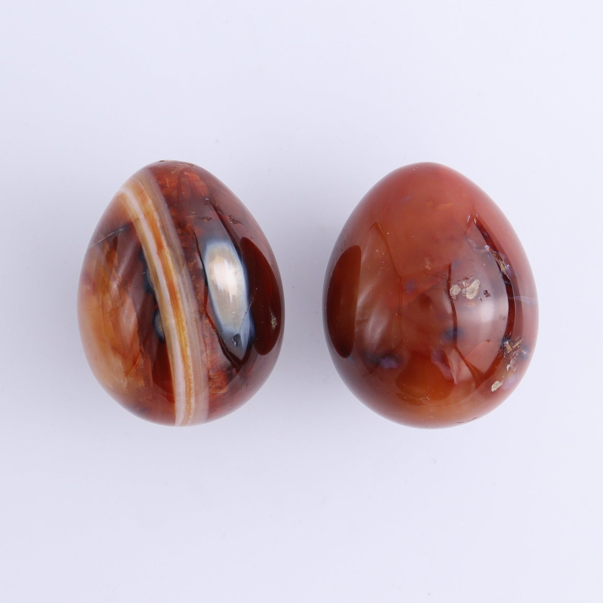 Carnelian Eggs Set of 12 - Expert Wholesale and Supplier of Wholesale Crystals & Bulk Gemstones, ["carnelian","Eggs","Madagascar"]