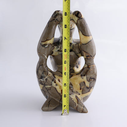 Septarian Meditating Man - Expert Wholesale and Supplier of Wholesale Crystals & Bulk Gemstones, ["close_30","Meditating Man","Mixed Carvings","Septarian"]