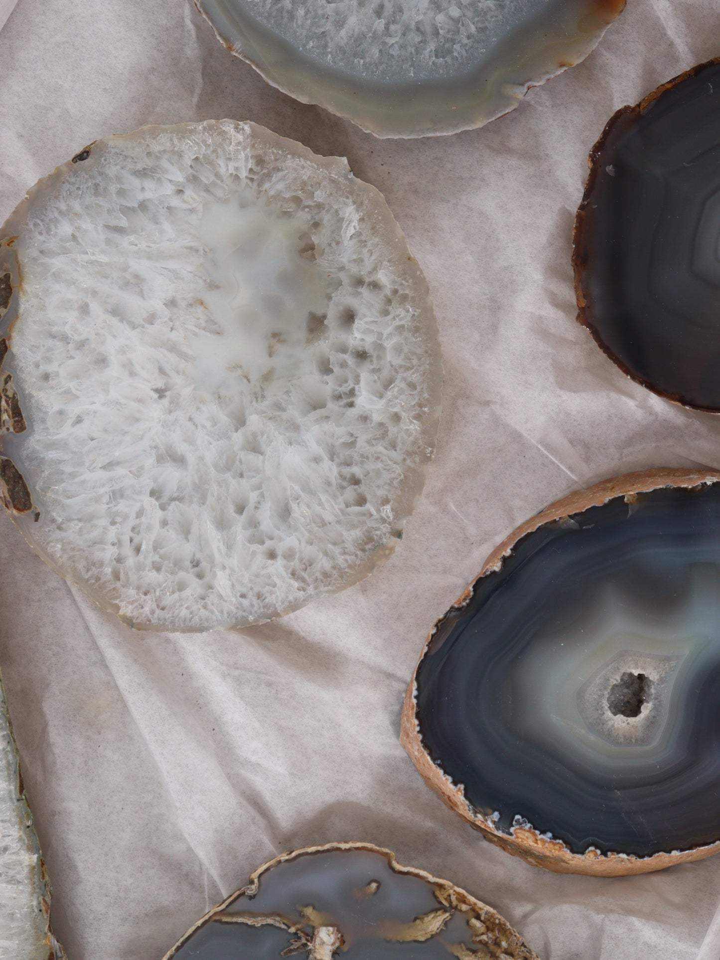 Agate Slices and Slabs Set of 6 - Expert Wholesale and Supplier of Wholesale Crystals & Bulk Gemstones, []