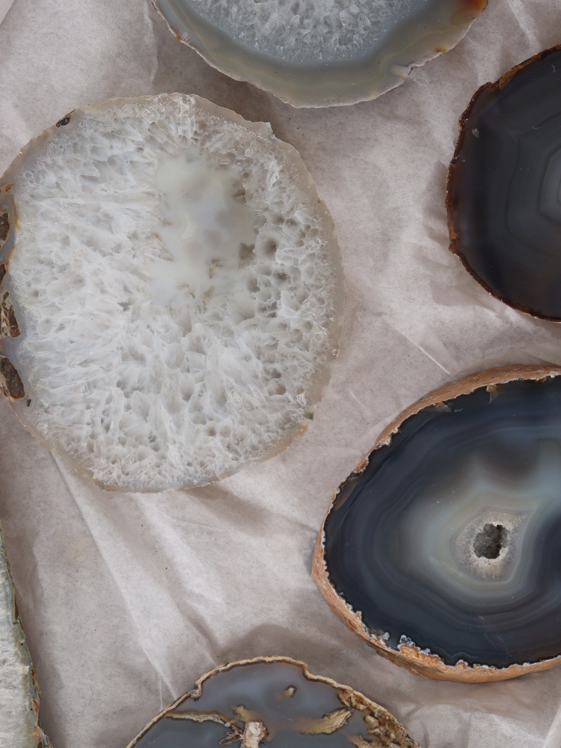 Agate Slices and Slabs Set of 6 - Expert Wholesale and Supplier of Wholesale Crystals & Bulk Gemstones, []
