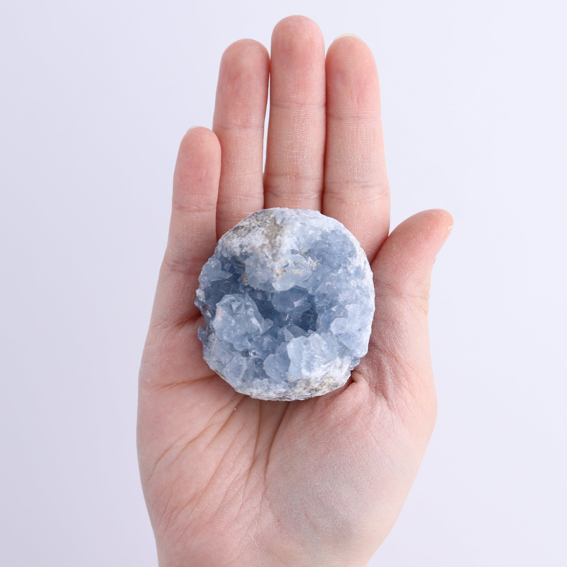 Celestite Clusters Set of 9 - Expert Wholesale and Supplier of Wholesale Crystals & Bulk Gemstones, ["Celestite","Clusters","Freeform"]