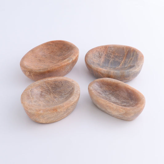 Peach Moonstone Bowl Set of 4