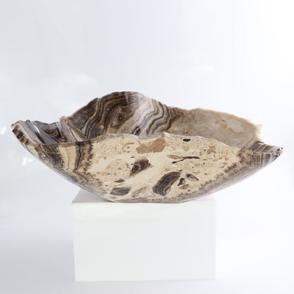 Mexican Onyx/Calcite Bowl 13"