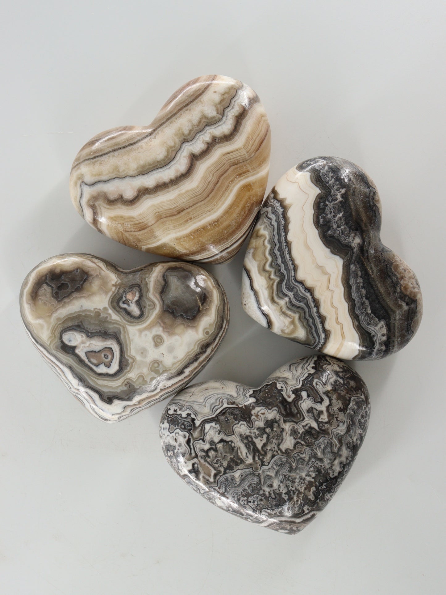 Large Onyx Hearts Set of 4 - Expert Wholesale and Supplier of Wholesale Crystals & Bulk Gemstones, []